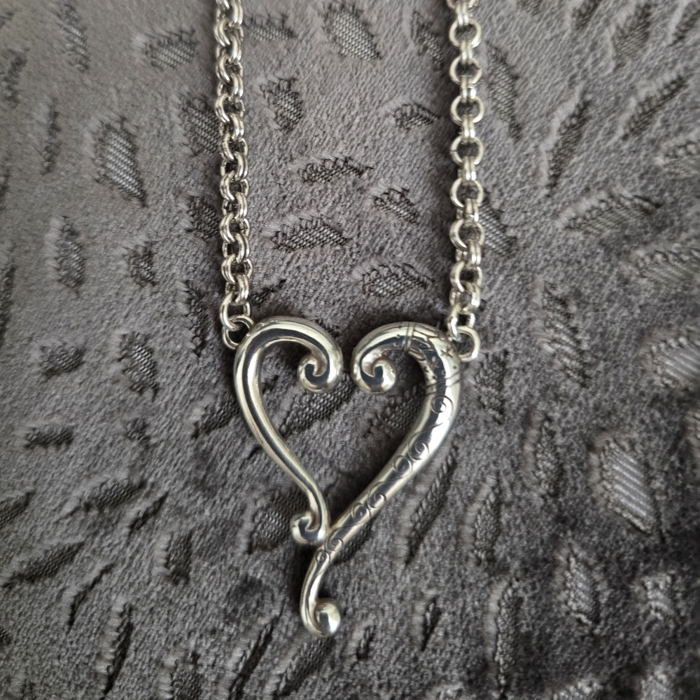 Brighton Silver Heart Necklace